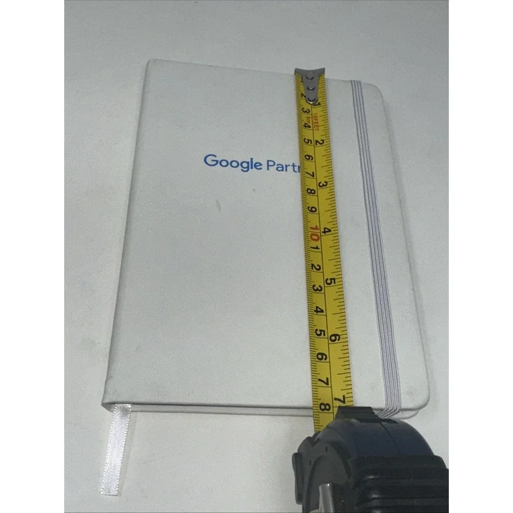 Google Partners Hardcover Journal Notebook White Lined Pages Promo Swag